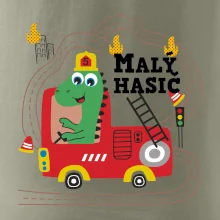 Malý hasič - auto a dinosaurus