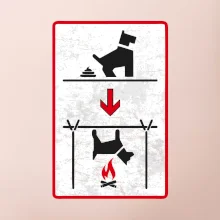 Tričko pro odpůrce sraní na chodníku