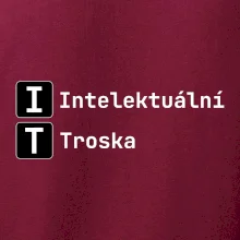 IT Nápis Intelektuální Troska