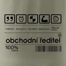 Čárový kód - Obchodní ředitel