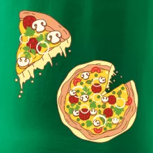 Pizza + Pizza kousek