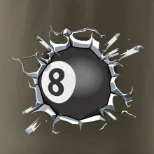 Kulečníková koule v triku