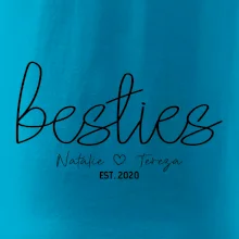 Párové mikiny - Besties Jména a rok