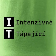 IT Nápis Intenzivně Tápající