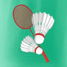 Badminton - pálka a košík