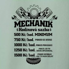 Mechanik - hodinová sazba