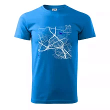 Praha - 14100 mapa s vodními toky