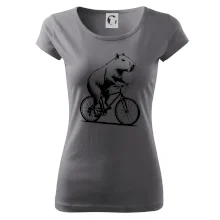 Kapybara na kole černá