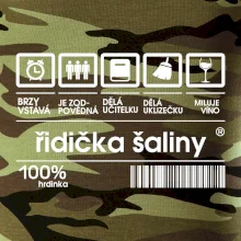 Čárový kód - řidička šaliny