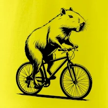 Kapybara na kole černá