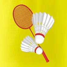 Badminton - pálka a košík