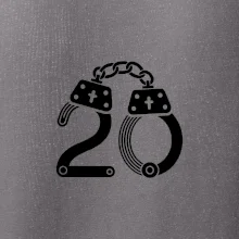 Narozeninové tričko pro policajta - pouta 20