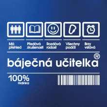 Čárový kód  - Báječná učitelka Čárový kód  - Báječná učitelka