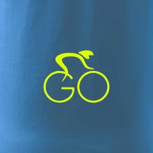 GO - Fluo cyklista malý