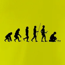 Evoluce houbař muž