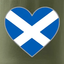 Skotské srdce na prso