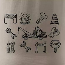 Odtahová služba - ikony