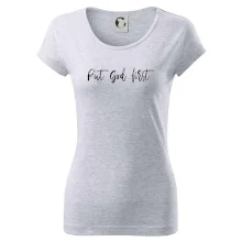 Put God first psací nápis