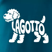 Lagotto nápis v těle