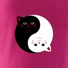 Kočky jin jang barevné