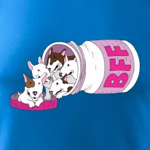 Bullterrier Friends Forever růžové (Pecka design)