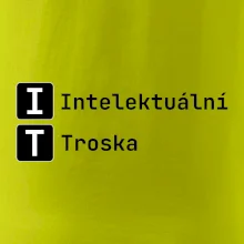 IT Nápis Intelektuální Troska