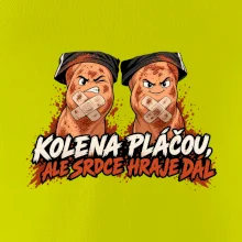Nohejbal kolena pláčou srdce hraje