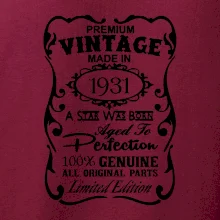 Vintage Etiketa - 1931