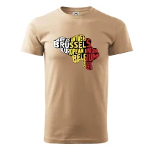 Mapy - názvy měst - Belgie