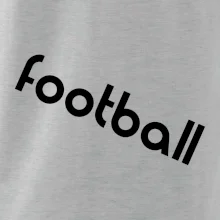 FOOTBALL nápis šikmo