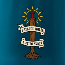 Geodet zatluču kolík a je to svatý