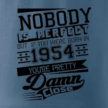 Nobody is perfect - 1954