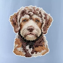 Lagotto romagnolo vyšívaná hlava