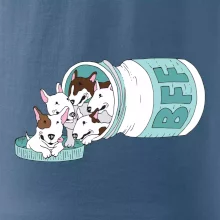 Bullterrier Friends Forever zelené (Pecka design)