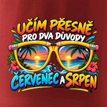 Učím kvůli červenci a srpnu letní prázdniny