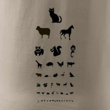 Oční test zvířatka