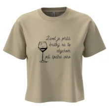 Život je příliš krátký - sklenička