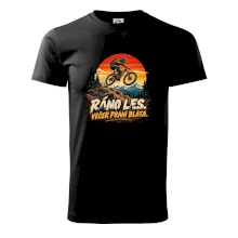 Ráno les večer praní bláta na kole