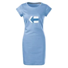 Párová turistická značka modrá