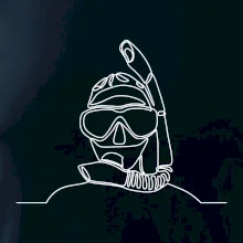 Potápěč jedním tahem