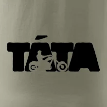 Táta nápis - motorka chopper