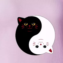 Kočky jin jang barevné