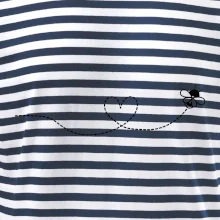 Dráha letu včely - srdce