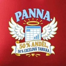 Panna. 50 % anděl, 50 % excelová tabulka