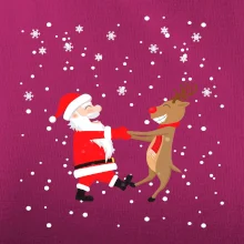 Tancující Santa a sob