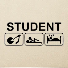 Pít užívat spát - student