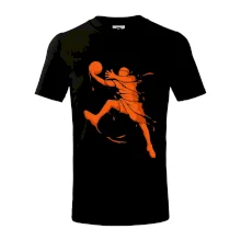 Basketball player splash