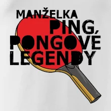 Manželka ping pongové legendy