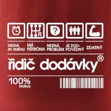 Čárový kód - řidič dodávky