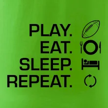 Play Eat Sleep Repeat americký fotbal